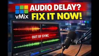 How to FIX AUDIO Delay in Vmix