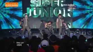 100625 Super Junior BONAMANA Live @ Music Bank