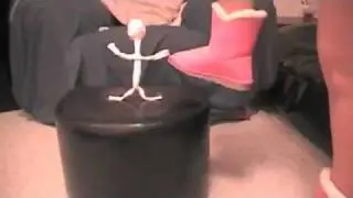 Trampling YOU in my New Pink UGGs...
