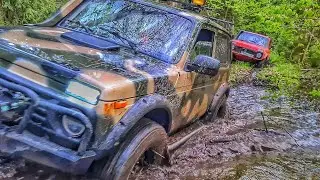 Как мы на подводную охоту ездили. OFFROAD на Нивах.