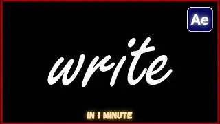 Handwriting Text Animation in After Effects – Easy Write-On Effect Tutorial