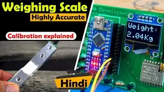 HX711 load cell arduino digital weighing scale in Hindi/Urdu