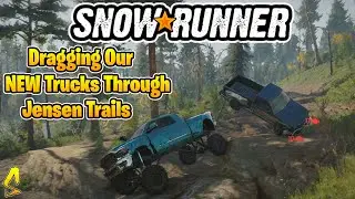 SnowRunner: Dragging Our NEW Trucks Through Jensen Trails | Top Gear Ep. #59