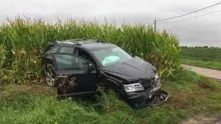 Wagens belanden in maïs na ongeval in Vleteren