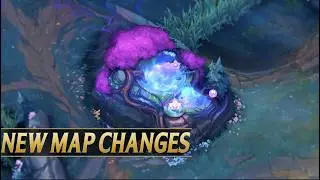 NEW SUMMONER'S RIFT SPIRIT BLOSSOM ACT 2 MAP & STRUCTURE CHANGES - League of Legends