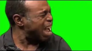 OLD MAN CRYING   (GREEN SCREEN)