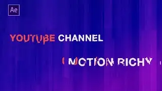 Fast Glitch Text in After Effects