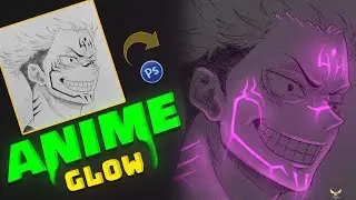 ANIME art glow effect || Photoshop Tutorial || Swaggy Creator