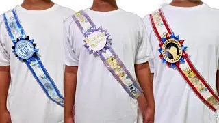 DIY MONEY SASH FOR HIM