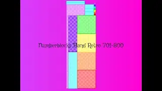 Numberblocks Band Retro 701-800