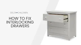 How To Fix Interlocking Drawers - Option #1