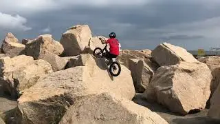 健太のトライアル・免許取って首都高運転して超久しぶりの練習(*^。^*)