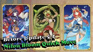 Quick Move Nilou Super Bloom with Eremite Dendro and Mona deck | TCG Genshin Impact