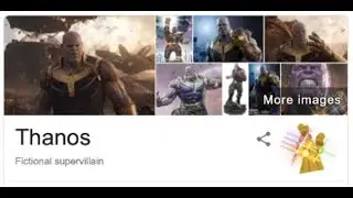 Avengers Endgame Easter Egg  **Google Thanos**