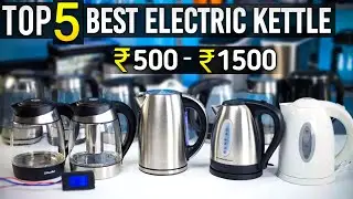 Top 5 Best Electric Kettle in India | Best Electric Kettle Between Rs 500 - Rs 1500/- ⚡COMPARISION