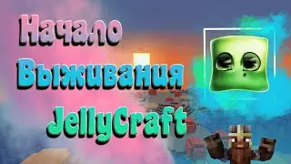 Начало выживание на приватном сервере (JellyCraft)
