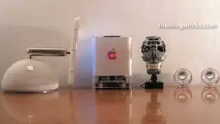#3 Transforming LEGO Apple Power Mac G4 Cube - video #3, Autonomous mode
