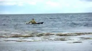 лодка Онега 250 ,мотор Салют,на Белом море.