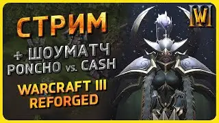 Шоу-Матч Poncho (NE) vs. Cash (Orc) | Warcraft 3 Reforged Gameplay | Патч 1.36.2 | Стрим № 106