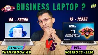 Lenovo  Thinkbook 16 G6 Vs Dell Vostro 3520🔥Ryzen 5 7530U Vs Intel i5 1235U🔥Amazon Great Indian Sale