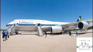 4K Lufthansa Boeing 747-8 approach into Frankfurt | D-ABYT 