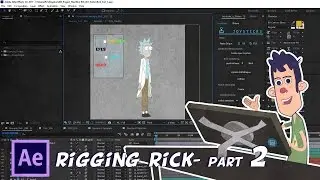 Rigging Rick from Rick and Morty in After Effects Part 2- Platanoz Tutorial