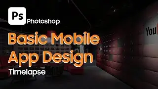 Photoshop | Basit Mobil Uygulama Arayüzü Yapımı UX Design