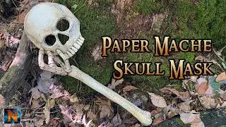 Paper Mache Skull Mask Tutorial
