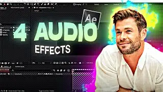 4 Audio Effects to make your edits sound better ( Free preset ) ; after effects