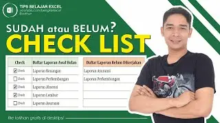 how to make a checklist in Excel