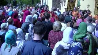 Санкт-Петербург. Крестный ход у храма Илии пророка на Пороховых