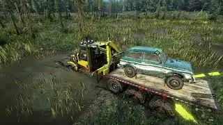 Truck Recovery 4 (Drowned Lands) - Aquatic | Western Star 49X | SnowRunner