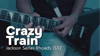 Guitarra Jackson  Rhoads JS32 Satin Gray - Crazy Train ( Cover Solo )