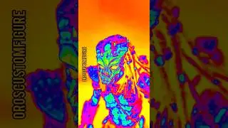 Фигурка Хищник Guardian Predator Ultimate NECA. Repaint and custom. Сравнение покраса.