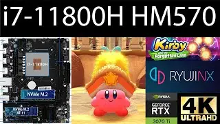 Kirby and the Forgotten Land RYUJINX 4K RTX 3070TI intel i7-11800H 4.6 GHz HM570 MAXSUN chinese