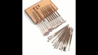 Juego de pinceles de maquillaje de 20 piezas