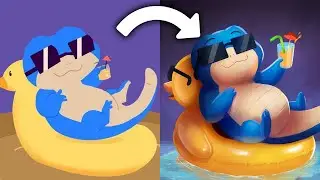 REDIBUJANDO DIBUJOS DE SUSCRIPTORES 3 (PARTE 5) - SPEEDPAINT