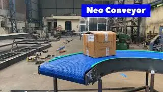Curved Modular Belt Conveyor | 180° Turn Conveyor for Smart Factories, belt conveyor manufacturer
