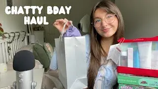 ASMR Chatty catch up/ Birthday haul🧺🌼