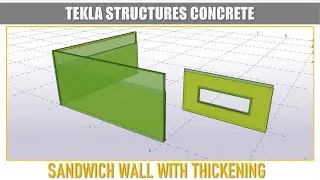 How to Create Sandwich Wall Panel with Thickening on the side?