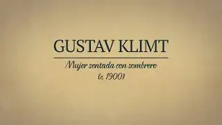 Gustav Klimt. «Mujer sentada con sombrero»
