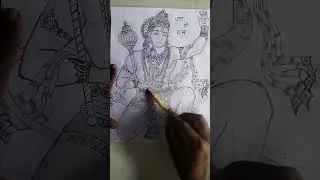 🙏Jai shree Ram 🙏 drawing by chetan art #drawing #art #hnuman #ram #artwork #like #subscribe