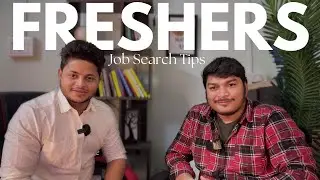 [Live 🔴] Freshers Job Search Tips