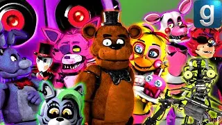Gmod FNAF | Spawning ALL Of My FNAF Ragdolls!  [2025]