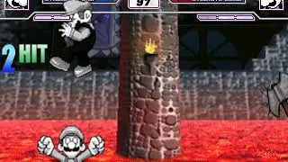 MUGEN Symbiote Luigi SSB version Showcase
