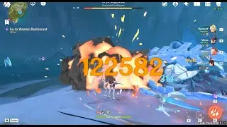 Amber High Damage Showcase with supports | Genshin Impact