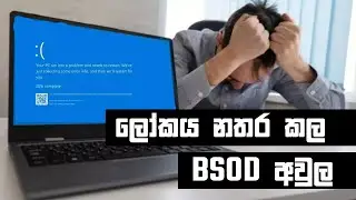 Crowdstrike BSOD - අනේ අයියෙ අපි ඉවරයි