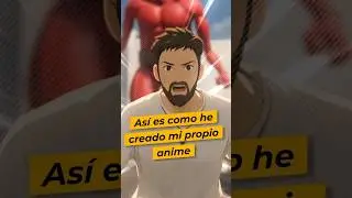 ¡Así es como hice mi propio anime! #blender #vfx #aftereffects