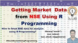 How to Import LIVE NSE Stock Market Data Using R 