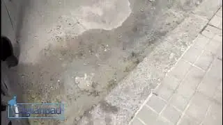Cagliari, copiosa perdita in via Belgrano